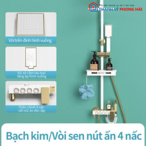 Thanh Lý Vòi Sen Tắm Đứng Hàn Quốc 3 In 1 Mới 99%