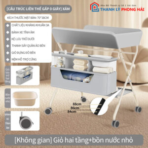 Thanh Lý Nôi Cho Em Bé Gấp Gọn Mới 99%