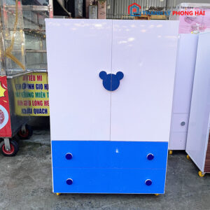 Thanh Lý Tủ Quần Áo Trẻ Em Bằng Nhựa Mới 99%