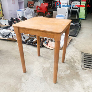 Bàn Cafe Gỗ Cũ Giá Rẻ Vuông 60cm