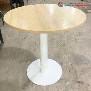Bàn Cafe Mặt Gỗ Tròn Cũ Giá Rẻ
