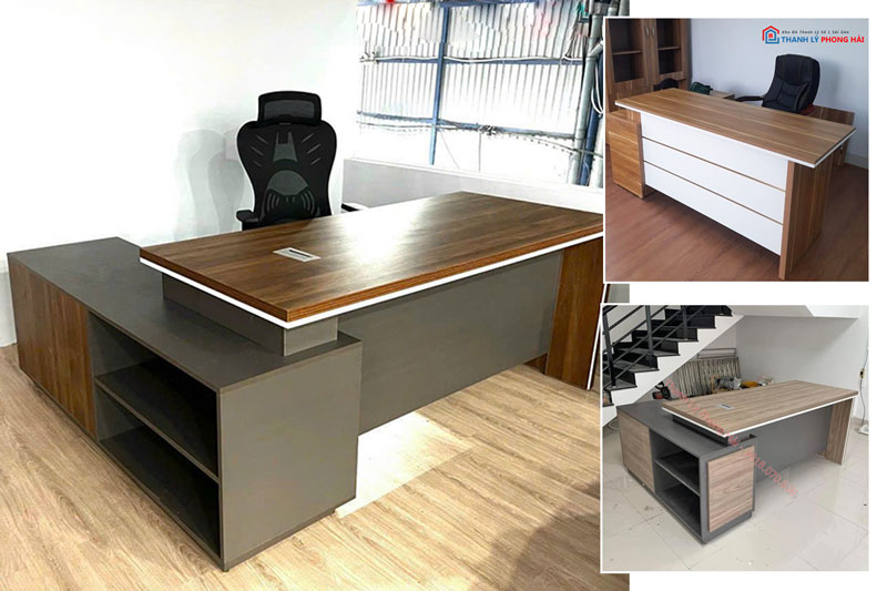 ban-giam-doc-thanh-ly TOP 10 mẫu bàn giám đốc gỗ công nghiệp cũ, hàng thanh lý chất lượng đáng mua