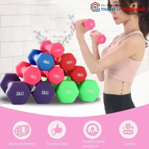 Thanh Lý Tạ Tay Đa Năng Vỏ Cao Su Mới 99%