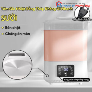 Máy Hâm Sữa Tiệt Trùng Bình Sữa 5 in 1 Mới 99%