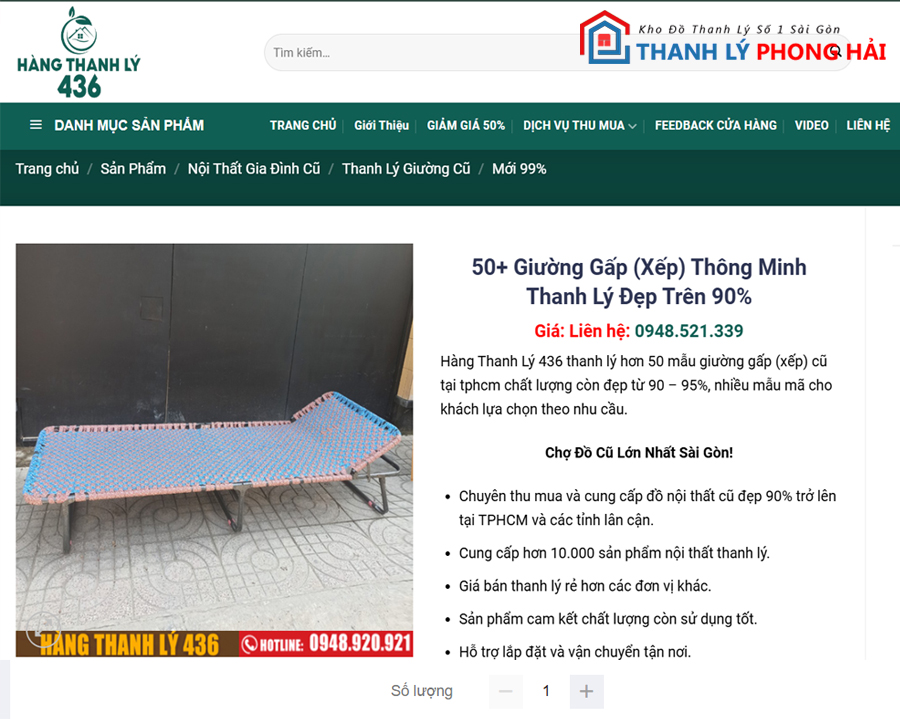 giuong-bo-thanh-ly-2 Top 10 Địa Chỉ Thanh Lý Giường Bố Cũ Giá Rẻ Tại TPHCM