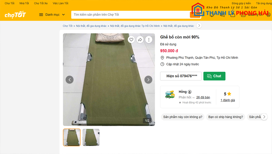 giuong-bo-thanh-ly Top 10 Địa Chỉ Thanh Lý Giường Bố Cũ Giá Rẻ Tại TPHCM