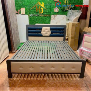 Thanh Lý Giường Sắt Hộp 1m6 Giá Rẻ Mới 99%