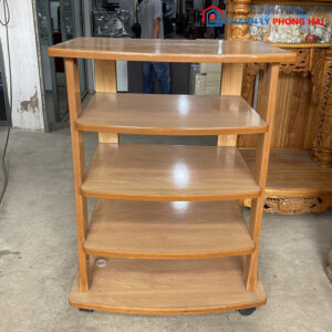 Kệ Tivi Cũ Kiểu Đơn Giản Có Bánh Xe