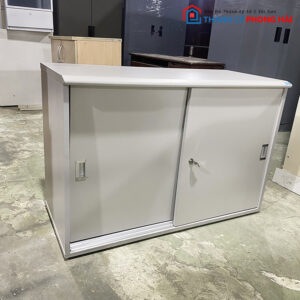 Tủ Hồ Sơ Thấp Cửa Lùa Cũ Giá Rẻ