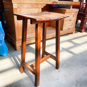 Ghế Đẩu Cafe Gỗ Cũ Giá Rẻ
