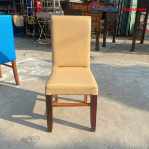 Thanh Lý Ghế Gỗ Đơn Bọc Da Simili Cũ (có sẵn sll)