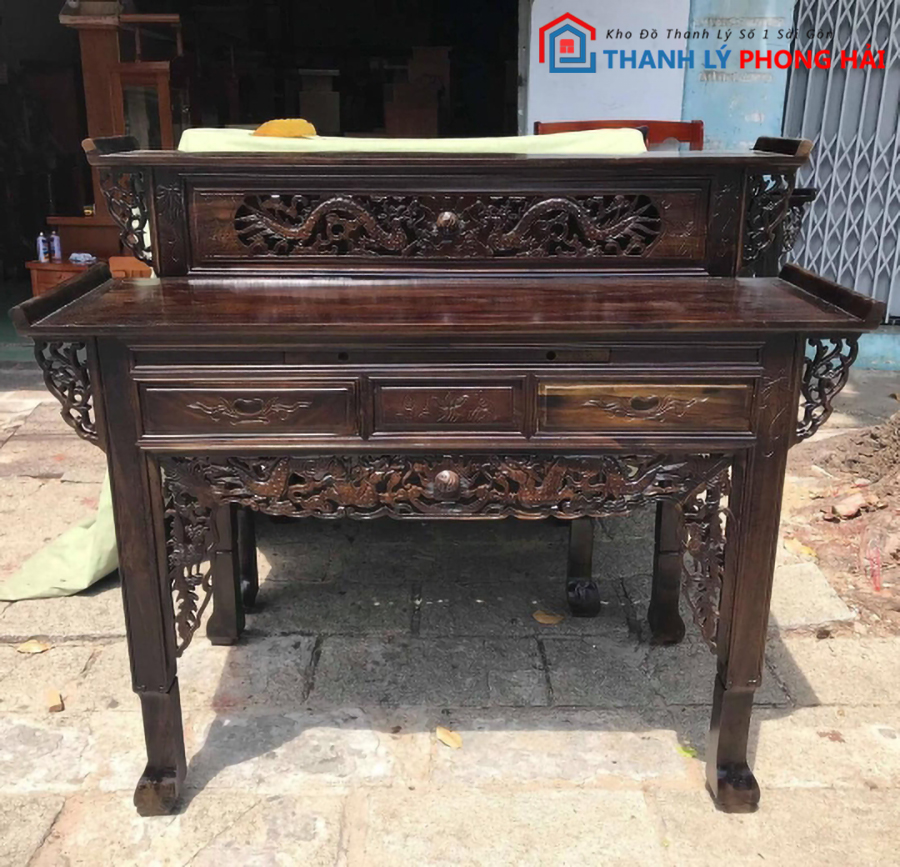 ban-tho-go-muong-thanh-ly-1 Gợi Ý 7 Mẫu Bàn Thờ Gỗ Muồng Thanh Lý Bền Đẹp Sang Trọng Tại Phong Hải
