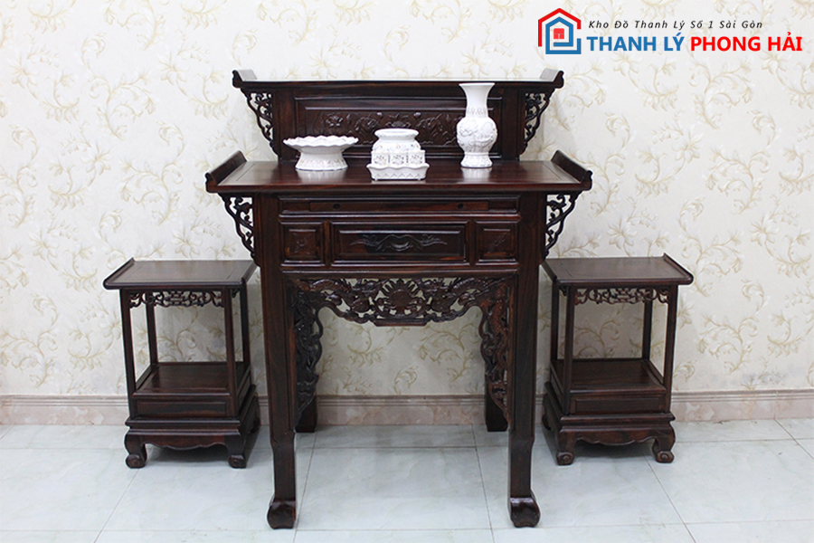 ban-tho-go-muong-thanh-ly-12 Gợi Ý 7 Mẫu Bàn Thờ Gỗ Muồng Thanh Lý Bền Đẹp Sang Trọng Tại Phong Hải