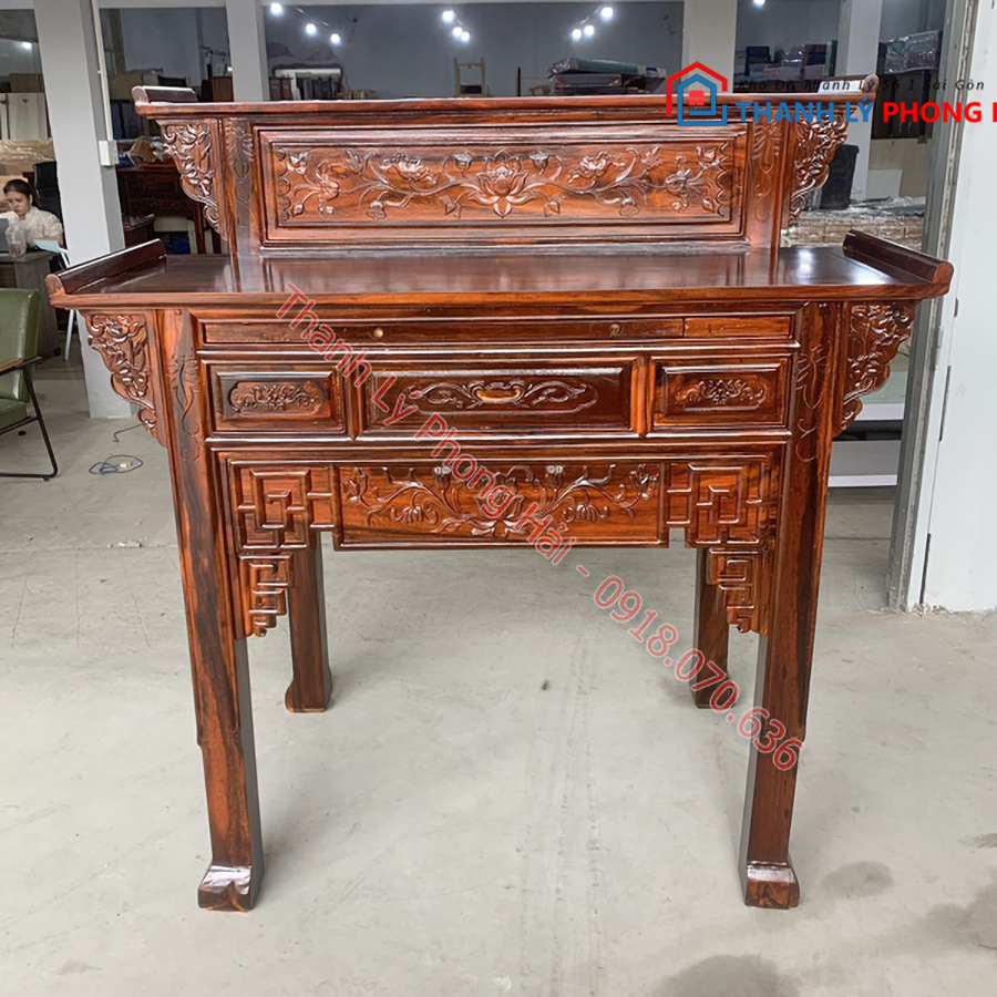 ban-tho-go-muong-thanh-ly-5 Gợi Ý 7 Mẫu Bàn Thờ Gỗ Muồng Thanh Lý Bền Đẹp Sang Trọng Tại Phong Hải