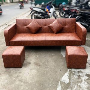 Bộ Sưu Tập Sofa Bed Bọc Da Cao Cấp Mới 99%
