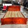 Giường Gỗ Gõ Đỏ Cũ Bền Đẹp Sang Trọng