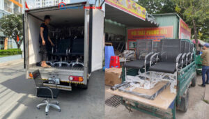 Hình ảnh giao ghế văn phòng