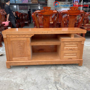 Thanh Lý Kệ Tivi Gỗ Sồi 1m4 Mới 99%