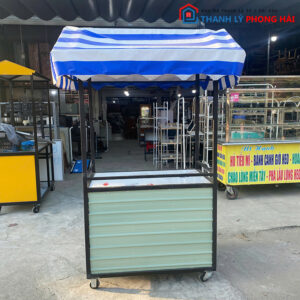 Thanh Lý Quầy Xe 1m Có Mái Che Mới 99%