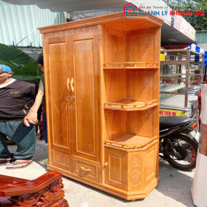 Tủ Quần Áo Gỗ Liền Kệ Cao Cấp Mới 99%