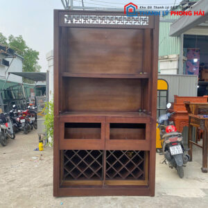 Tủ Kệ Thờ MDF Khắc CNC Cũ Đẹp Sang Trọng