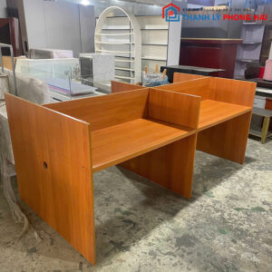 Bàn Làm Việc Cụm Cũ 4 Chỗ Dài 2m4