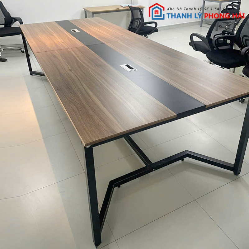 ban-hop-cu-2-1 Bàn Họp Cũ 3m Khung Sắt Chắc Chắn