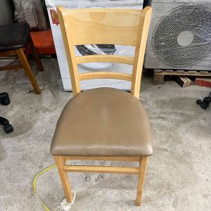 Ghế Canbin Gỗ Cũ Lót Nệm