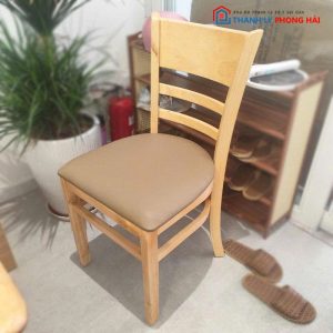 Ghế Cabin Gỗ Cũ Lót Nệm