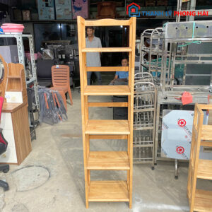 Kệ Sách Gỗ Tự Nhiên 1m6 Cũ Bền Đẹp Cứng Cáp