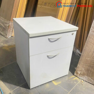 Tủ Cabin Cũ 2 Ngăn Màu Trắng Giá Rẻ