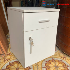 Tủ Tab Cabin Trắng Cũ 2 Ngăn Tiện Dụng