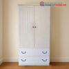 Tủ quần áo 2 cánh có học kéo