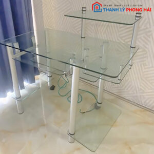 Bàn Sofa Kính Cũ 3 Tầng Tiện Dụng