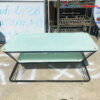 Bàn Sofa Kính Xanh Ngọc 2 Tầng Mới 99%