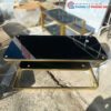 Bàn Sofa Kính Đen Bóng 2 Tầng 1m Mới 99%