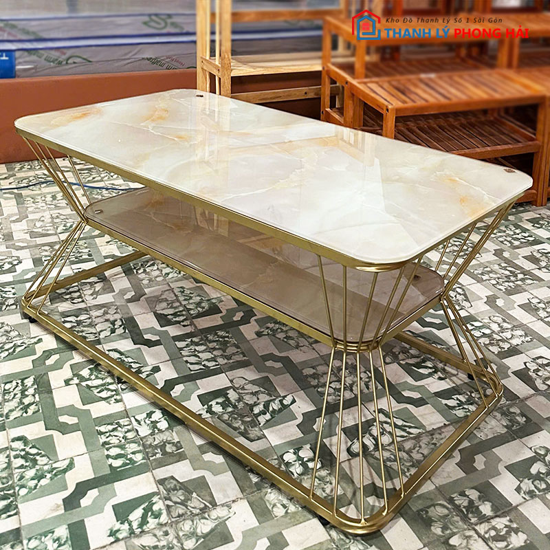 ban-sofa-kinh-xanh-ngoc-2-tang-moi-99-1 Bàn Sofa Kính Xanh Ngọc 2 Tầng Mới 99% (Nhiều Màu)