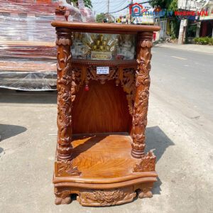 Bàn Thờ Ông Địa Gỗ Cẩm Lai Cũ 48cm