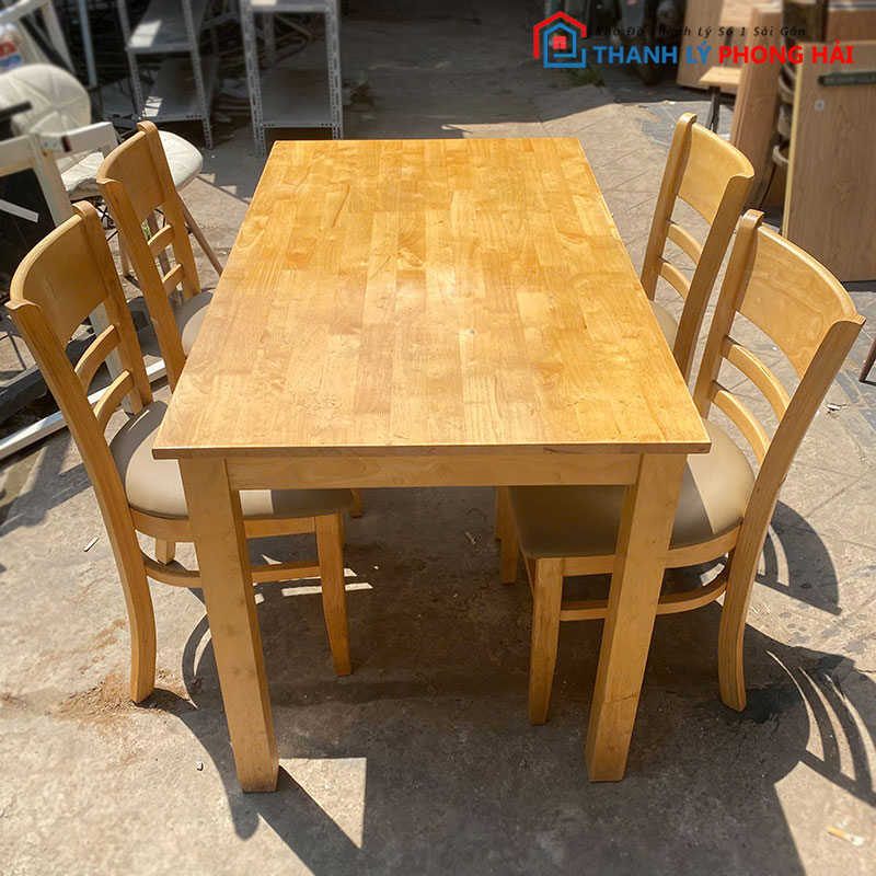 bo-ban-an-cabin-go-tn-4-ghe-cu-2 Bộ Bàn Ăn Cabin Gỗ TN 4 Ghế Cũ