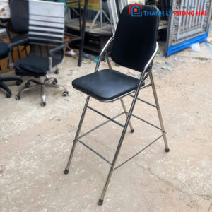 Ghế Bar Xếp Tựa Lưng Cao 1m25
