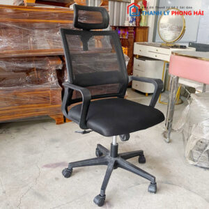 Ghế Xoay Cũ Có Tựa Đầu Chân Nhựa Giá Rẻ