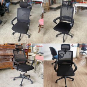 Ghế Xoay Cũ Có Tựa Đầu Chân Nhựa Giá Rẻ (Nhiều Mẫu)