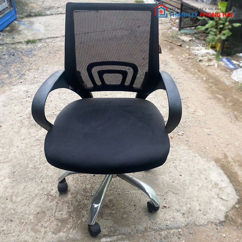 ghe-xoay-lung-luoi-tp4-cu-gia-re-1-1 Ghế xoay lưng lưới TP4 Lưng Đen Cũ Giá Rẻ