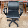 Ghế Xoay Văn Phòng Bọc Da Cũ Màu Đen Cũ Giá Rẻ