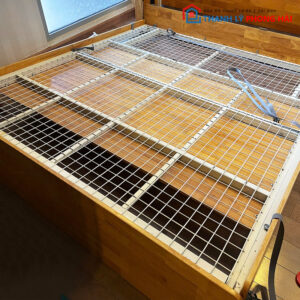 Giường Gỗ Cao Su 1m8 Gấp Gọn Thành Tủ Cũ 