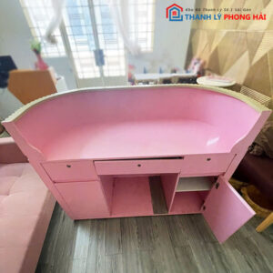 Quầy Lễ Tân Dáng Bo Tròn 1m4 Cũ