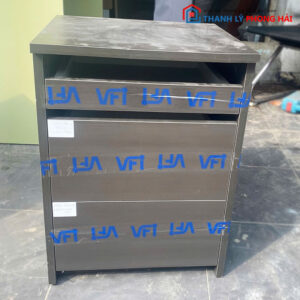Tủ Cabin Màu Đen 3 Ngăn Kéo Cũ