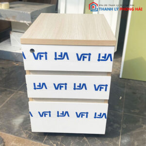 Tủ Cabin Trắng 3 Ngăn Kéo 50cm Cũ