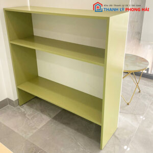 Tủ Hồ Sơ 2 Tầng Cũ Màu Xanh Pastel Giá Rẻ 1m1