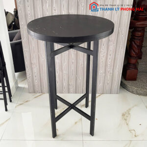 Bàn Bar Tròn 70cm Thiết Kế Đơn Giản Cũ